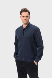 Polerón Hombre Bomber Azul