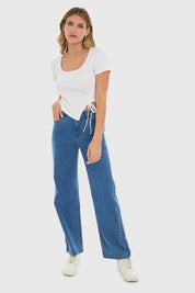 Jeans Mujer Recto Sofia Azul