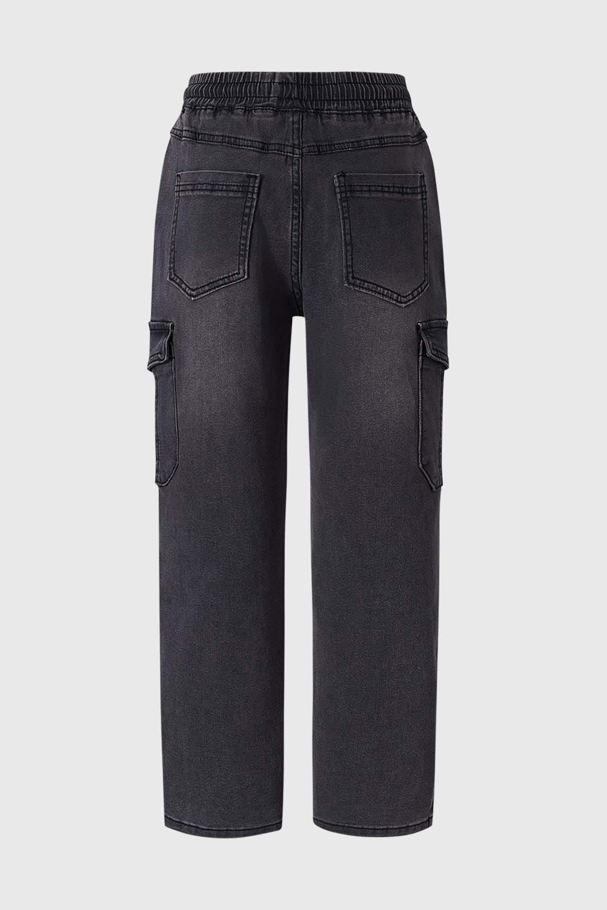 Jeans Niño Cargo Gris