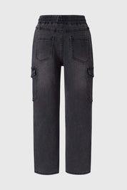 Jeans Niño Cargo Gris