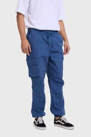 Pantalón Hombre Cargo Jogger Azul
