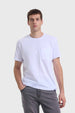 Polera Hombre Básica Con Bolsillo Blanco