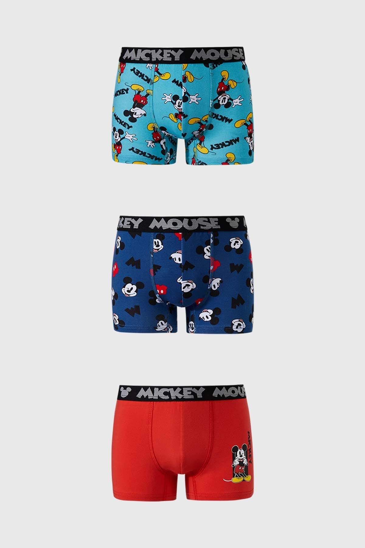 Boxer Niño Mickey Y Sus Amigos Azul