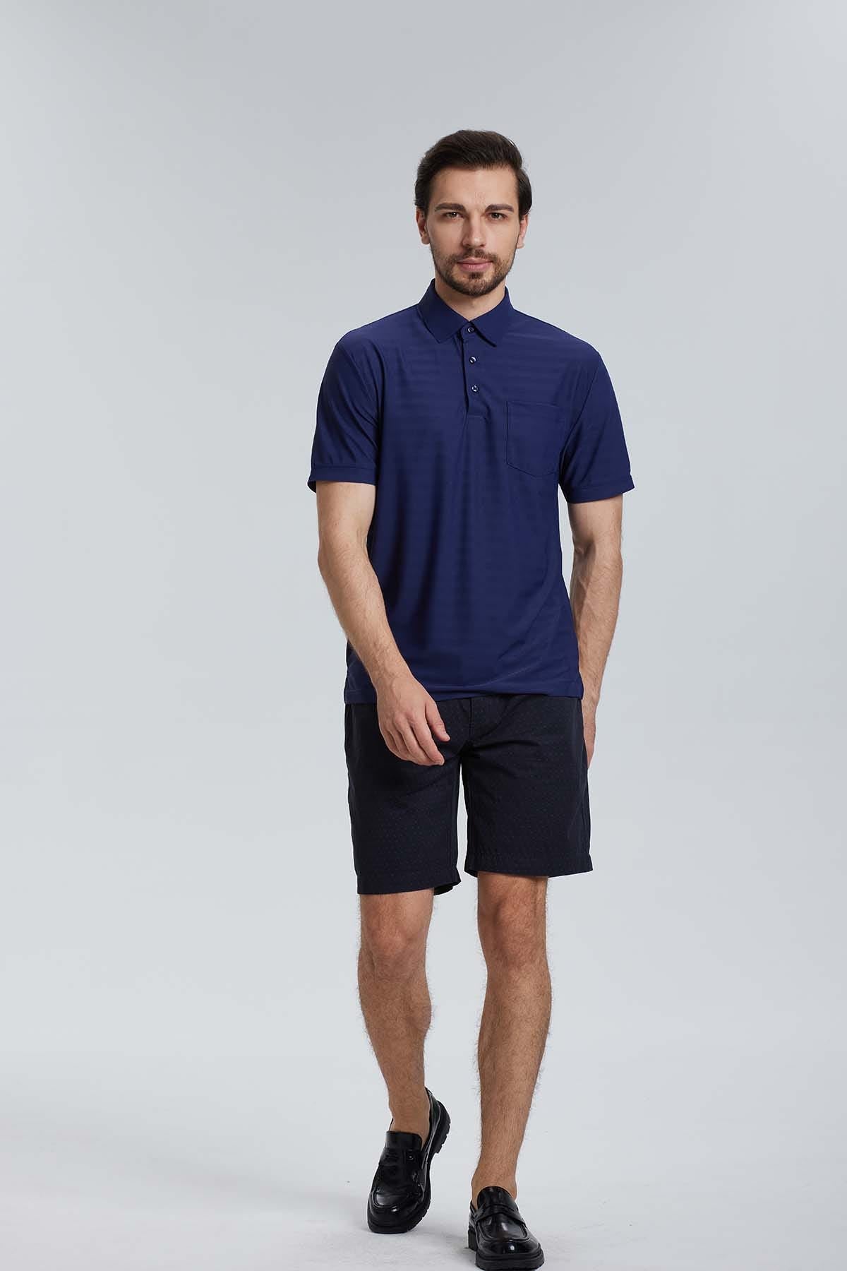 Polera Piqué Azul