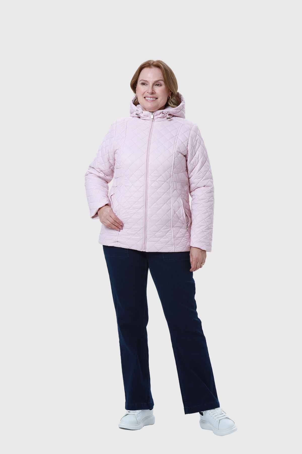 Parka Mujer Con Bolsillo Palo Rosa
