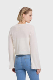 Polera Mujer Tapado Amarras Delanteros Arena