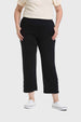 Pantalón Buzo Mujer Detalle Ojetillo Negro