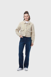 Chaqueta Mujer Sobrecamisa Nude