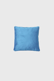 COJÍN VELVET LISO AZUL I