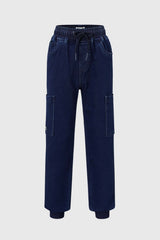Jeans Cargo Niño Azul