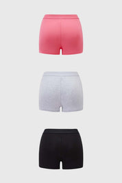 Calzón Mujer Short Tripack Rosa