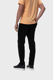 Pantalón Buzo Hombre Calce Recto Negro