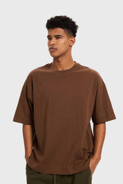 Polera Hombre Oversize Chocolate