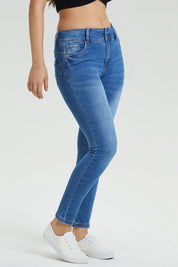 JEANS SKINNY KIM LAVADO AZUL