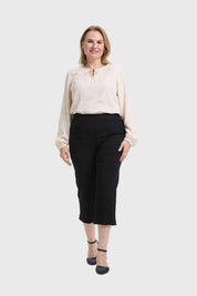 Pantalón Mujer Recto Negro