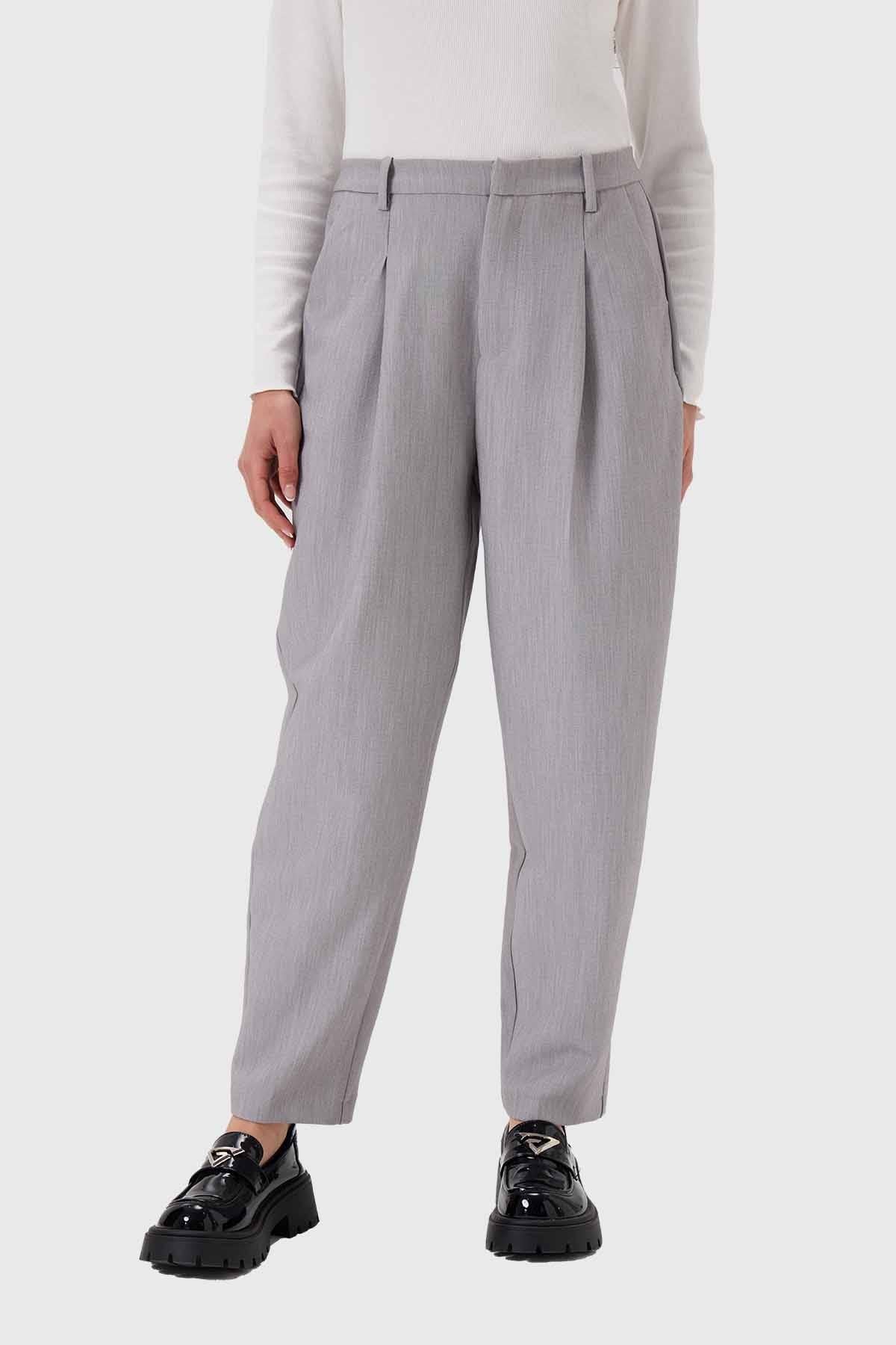 Pantalón Mujer Sastrero Gris