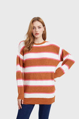 Sweater Mujer Largo Beige