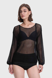 Polera Mujer Bote Calada Negro