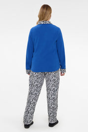 Pijama Mujer Polar Azul