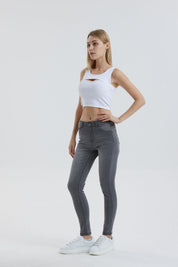 JEANS MUJER SUPER SKINNY ESTELA GRIS l