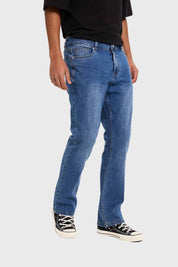 Jeans Hombre Flare Focalizado Azul