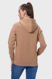Polerón Mujer Hoodie Camel