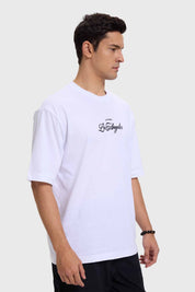 Polera Hombre Print Blanco X