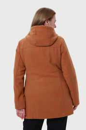 ABRIGO MUJER CON BOLSILLO CAMEL