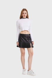 Sweater Mujer Contraste Blanco