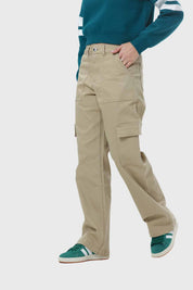 Jeans Mujer Calce Recto Camel