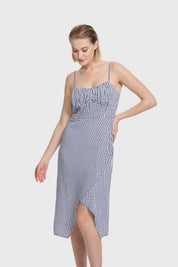 Vestido Mujer Largo Escote Blanco