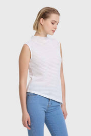 Polera Mujer C/Basta En Punta Crudo