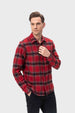 Camisa Hombre Cuadros Rojo V