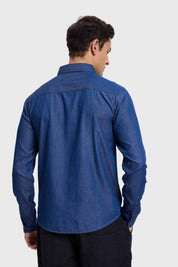 Camisa Hombre Clásica Dallas Azul