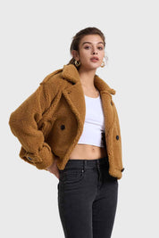 Chaqueta Mujer Polar Camel