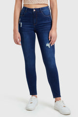 Jeans Skinny Lia Mujer Azul