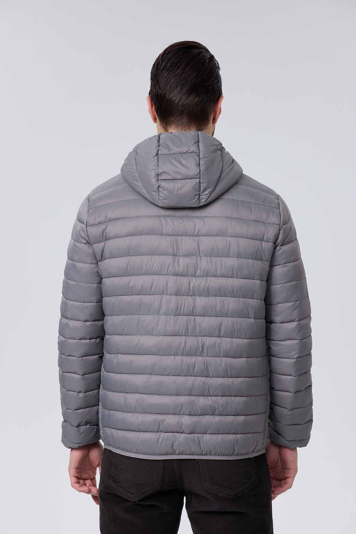 Parka Hombre Gris