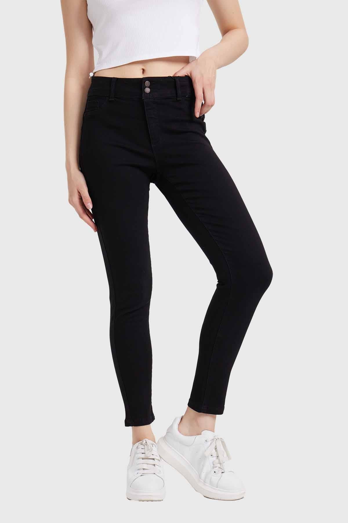 JEANS MUJER SKINNY PUSHUP JENY NEGRO