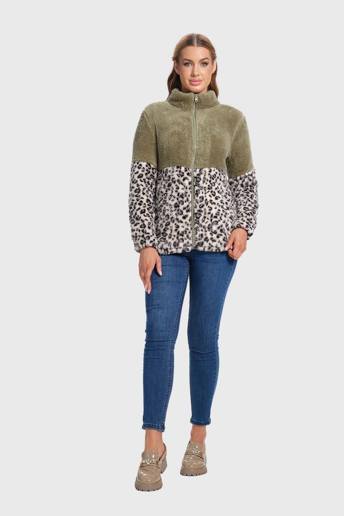 Polar peludo verde musgo suave y cómodo – Fashion´s Park