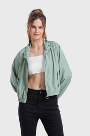 Chaqueta Mujer Cortaviento Verde
