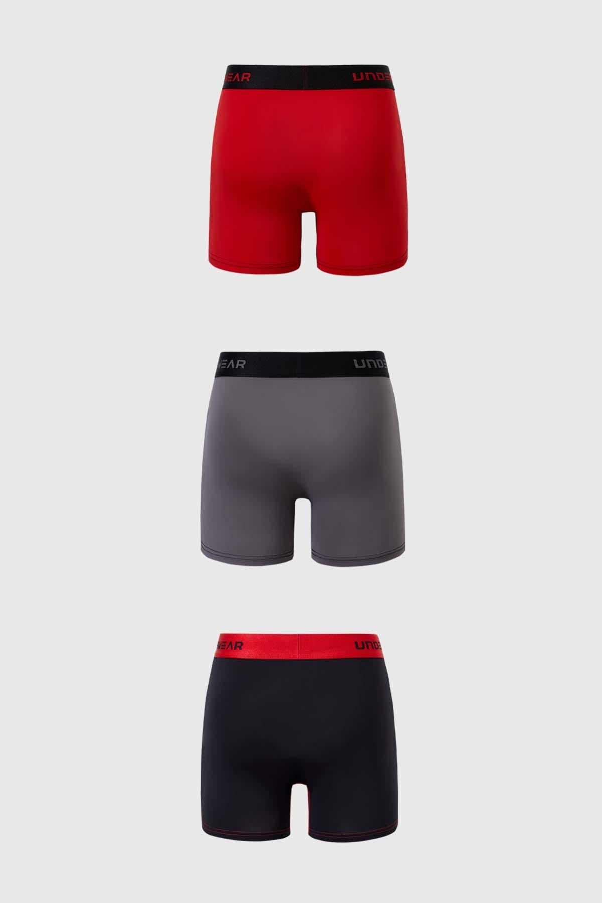 Boxer Hombre Tripack Deportivo Rojo
