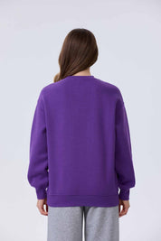 Polerón Mujer Tachas Morado