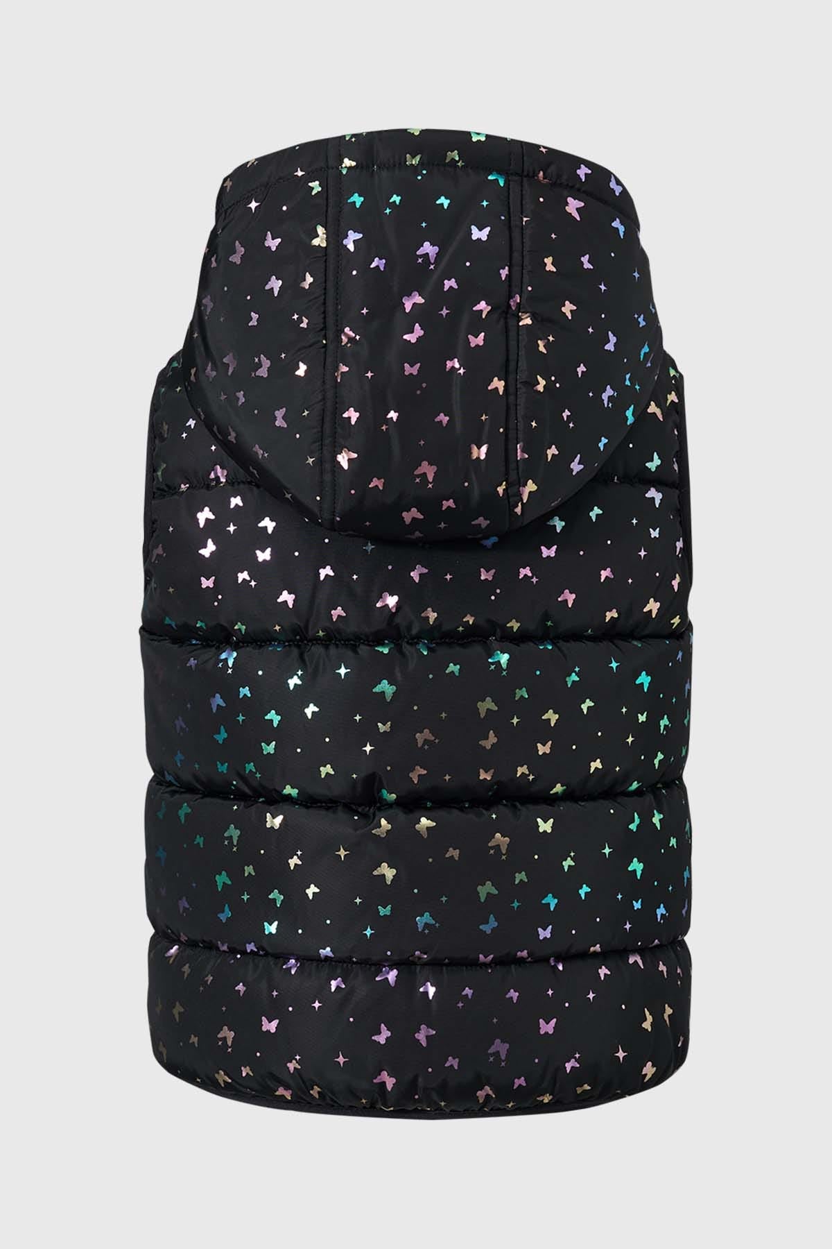Parka Niña Con Negro