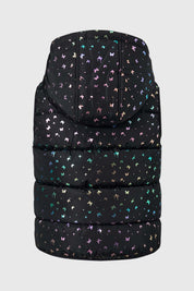 Parka Niña Con Negro