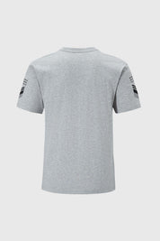 Polera Niño Oversize Letras Gris