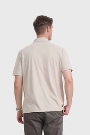 POLERA HOMBRE LISA BEIGE
