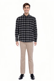 Camisa Hombre Franela Básica Marengo