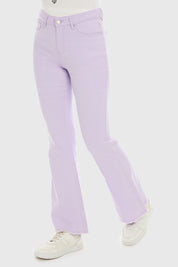 Jeans Mujer Flare Monse Lila