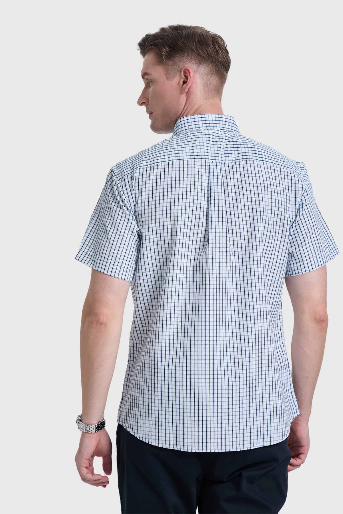 Camisa Hombre Casual Celeste