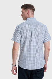 Camisa Hombre Casual Celeste